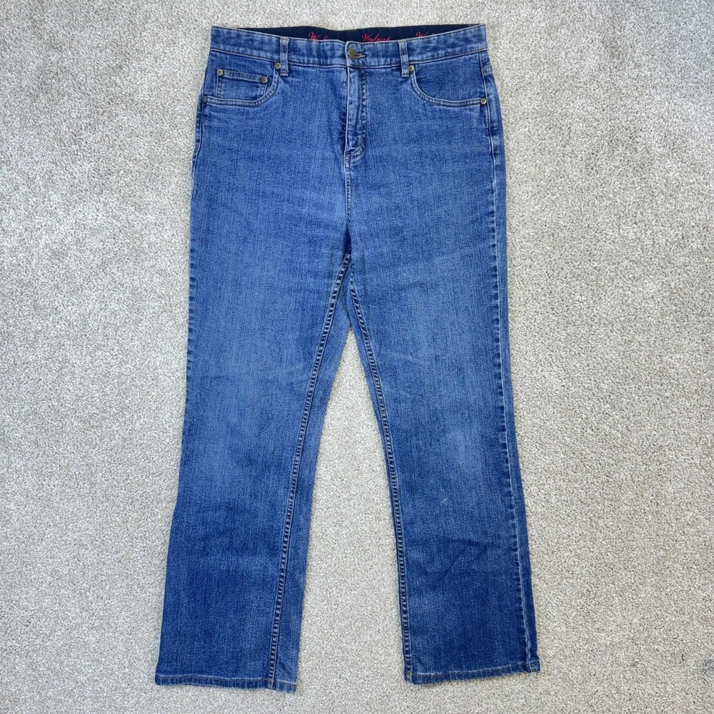 Woolrich‎ Womens Jeans Size 10 Blue Denim Cotton Spandex Bootcut Classic